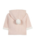 Pink Cotton Cashmere Baby Jacket