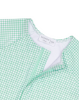 Gustavia Gingham Zip Front Rashguard One Piece