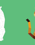 Paint by Sticker Kids: Zoo Animals