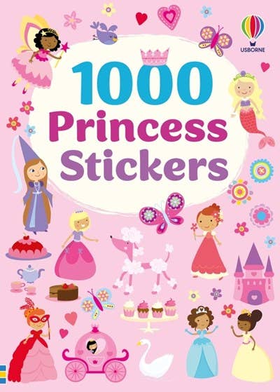 1000 Princess Stickers : Usborne