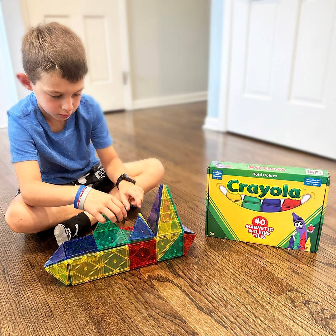 Crayola Bold Magnetic Tiles 24-Piece Set – The Little NY