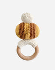 Teether Bee Cotton Crochet Rattle Spring Summer Baby Toy