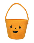 Halloween Pumpkin Rope Trick or Treat Basket