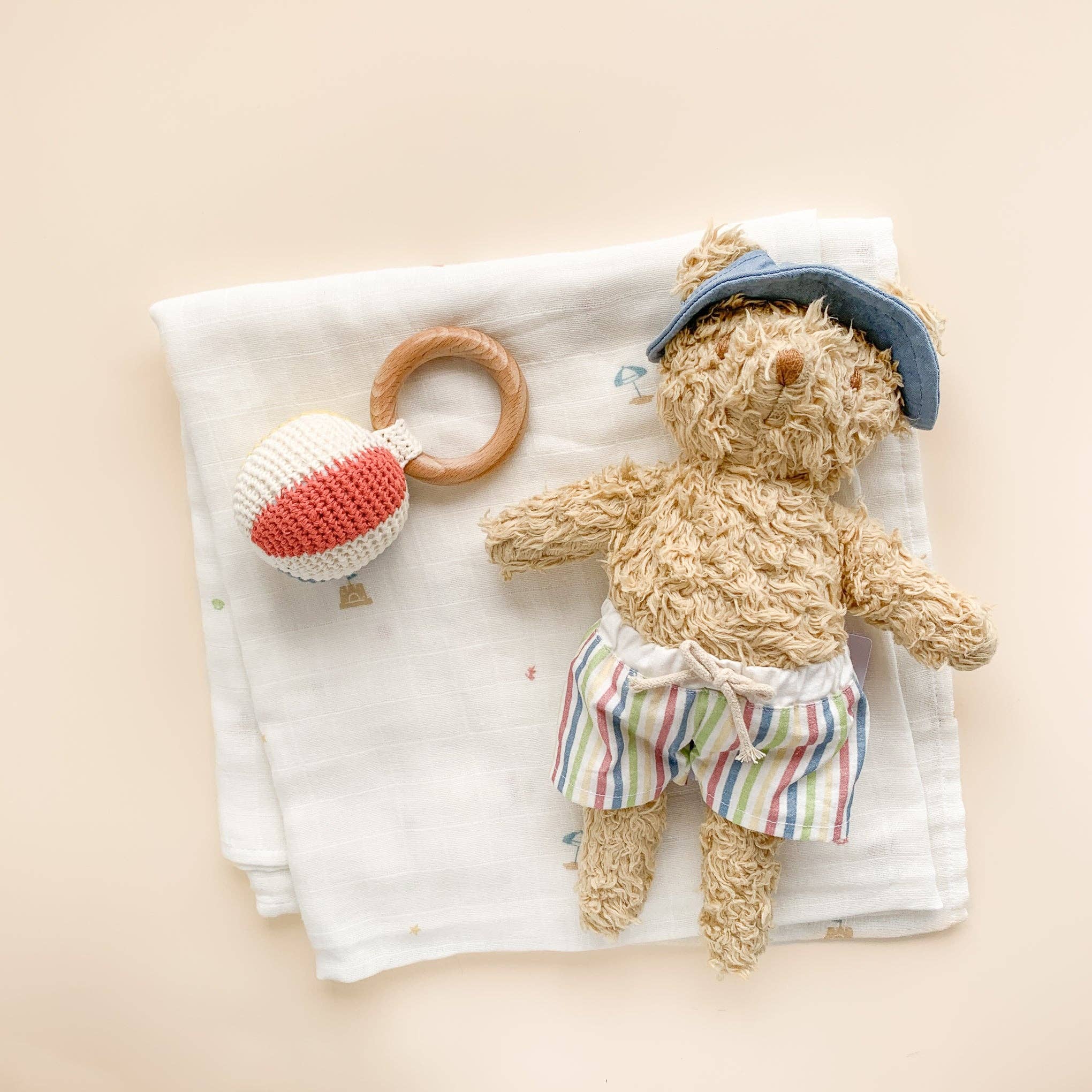 Plush Bear Beach Toy Ocean Coastal Summer Baby Kid Swim