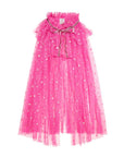 Pink Glitter Heart Cape