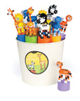Safari Push Puppets Refill - Set of 24