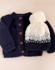 Classic Cardigan, Navy | Baby Sweater | Kids Clothing