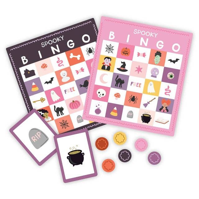 Spooky Cute Halloween Bingo Game for Kids &amp; Families