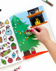 Draw-Along Christmas Sticker Book