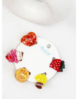Mini Fruit Hair Clips