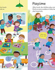 First Sticker Book Starting Kindergarten : Usborne