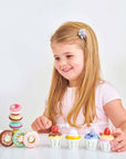 Wooden Cupcake Play Food Set