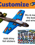 Stunt Squadron Foam Flyers Airplane Craft Kit for Kids