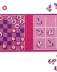 Magnetic Game - Tic Tac Toe & Checkers Unicorn
