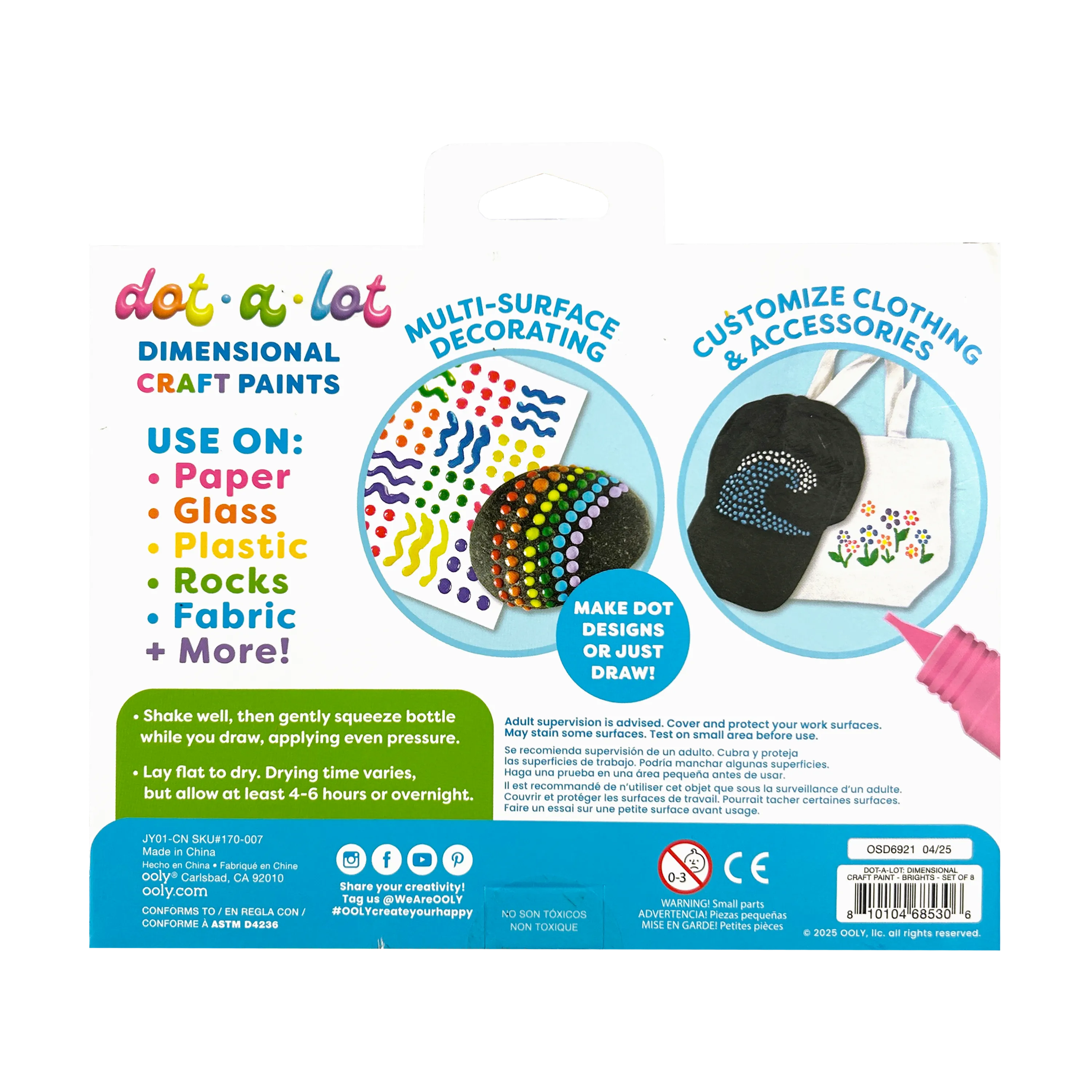 Dot-A-Lot: Puffy Craft Paint - Bright