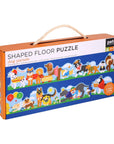 Shaped Floor Puzzle: Dog Parade