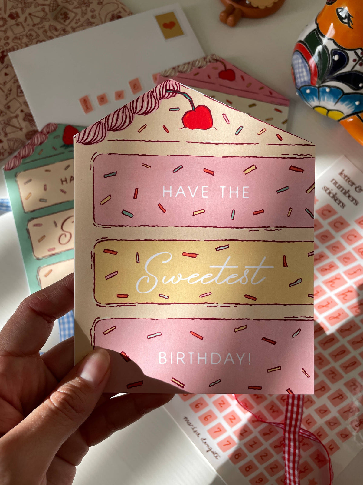 Birthday Cake Slice Greeting Card