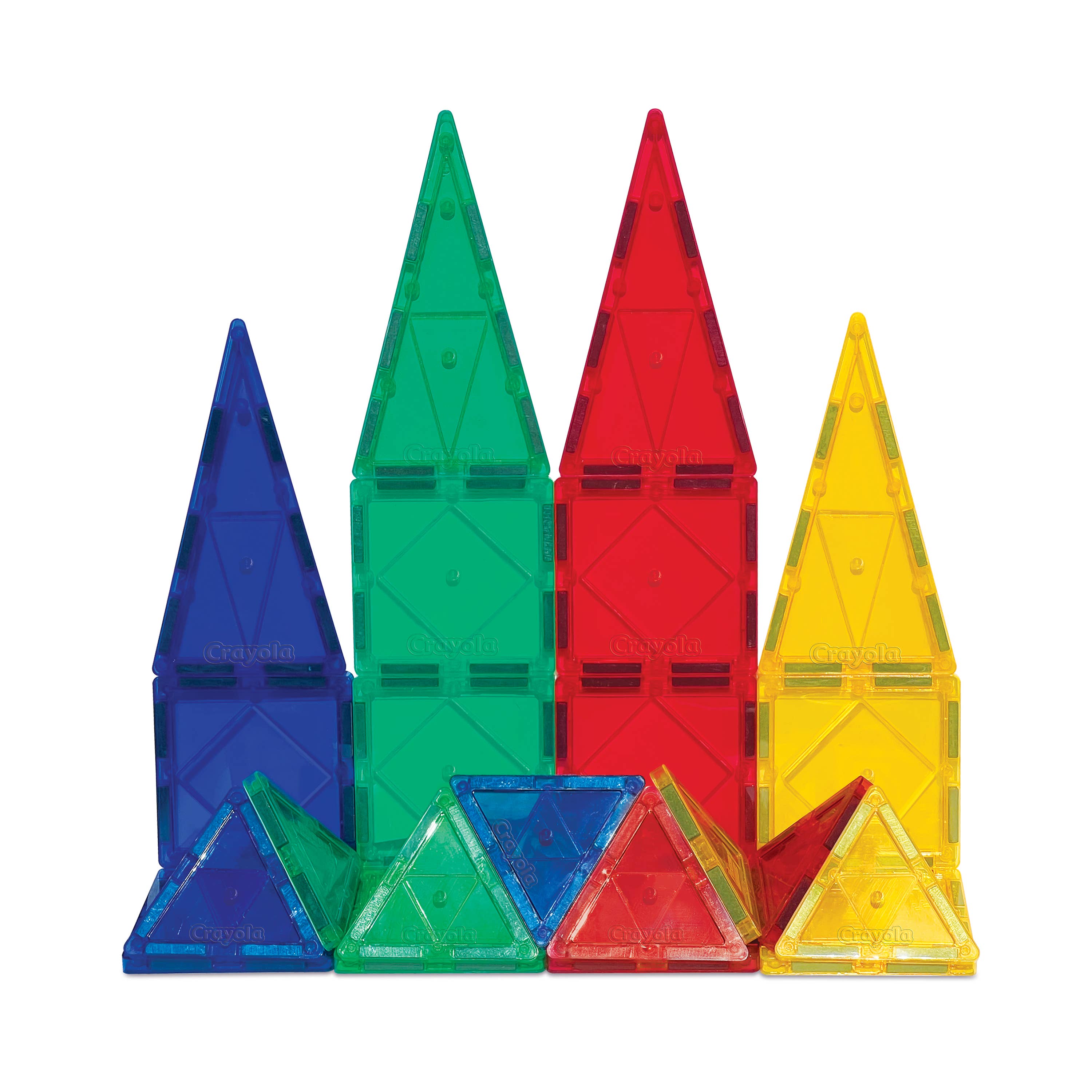3箱目/全10箱 クレガーレ (しま) 400枚セット プラタイルGM色 Crayola Bold Magnetic Tiles 24-Piece Set – The Little NY
