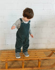 Buho Forest Green Corduroy Dungarees