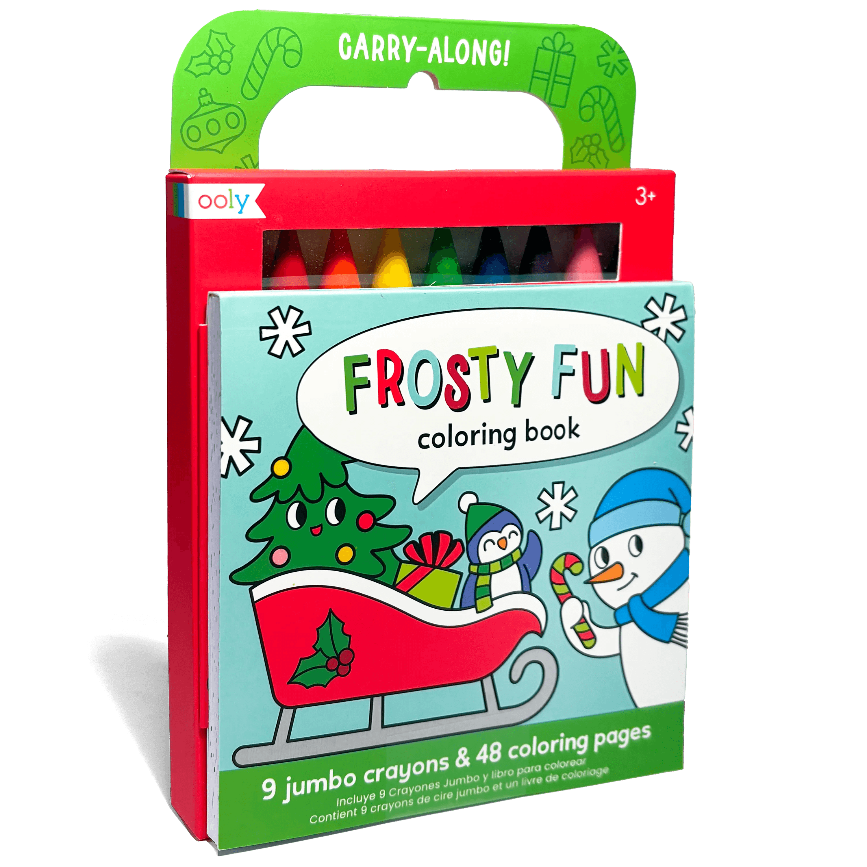 Carry-Along Coloring Book Set - Frosty Fun