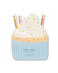 Birthday Cupcake die-cut folded Greeting Card