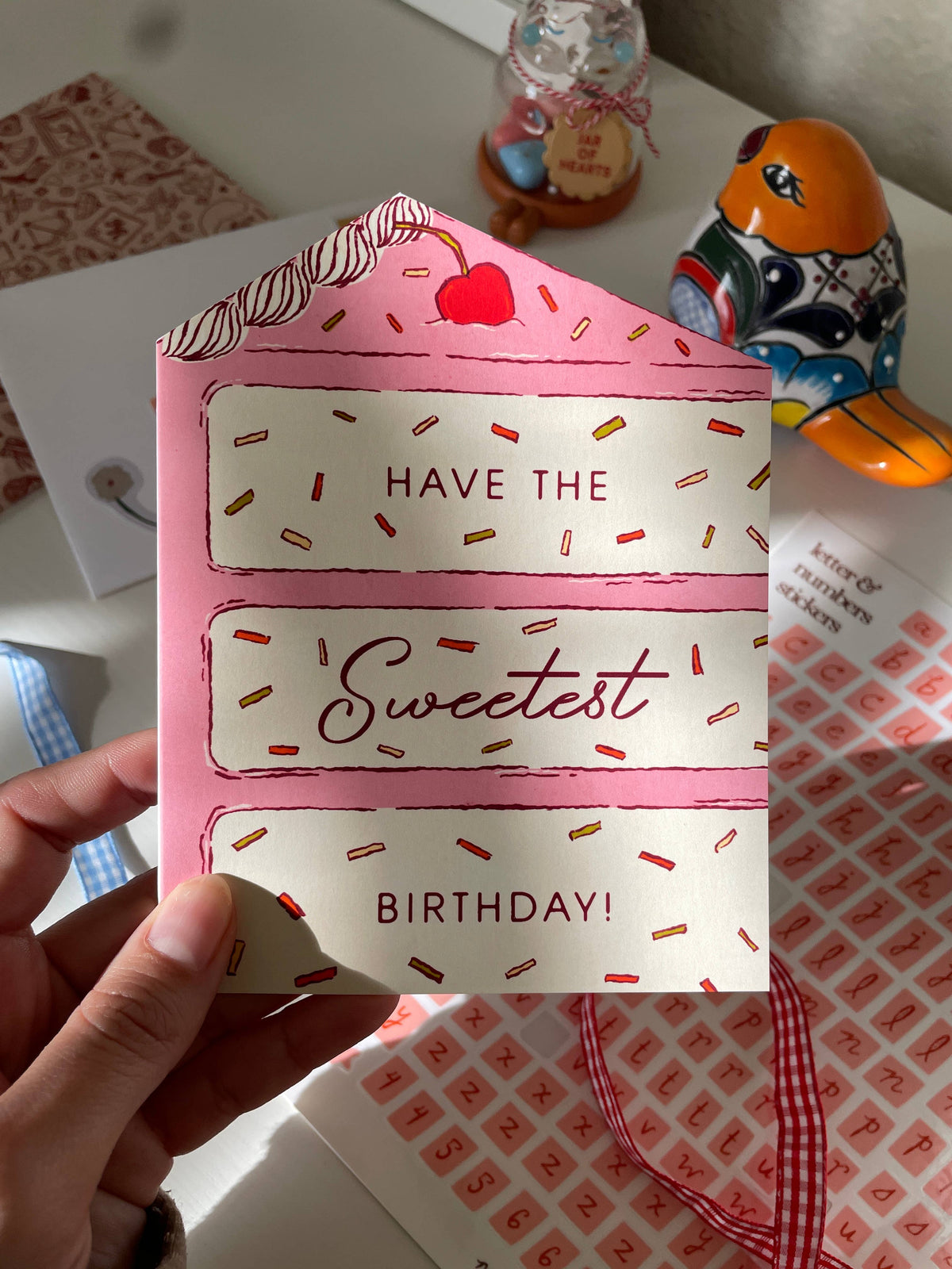 Birthday Cake Slice Greeting Card