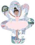 12pc Enchanted Ballerina shaped Jigsaw Puzzle