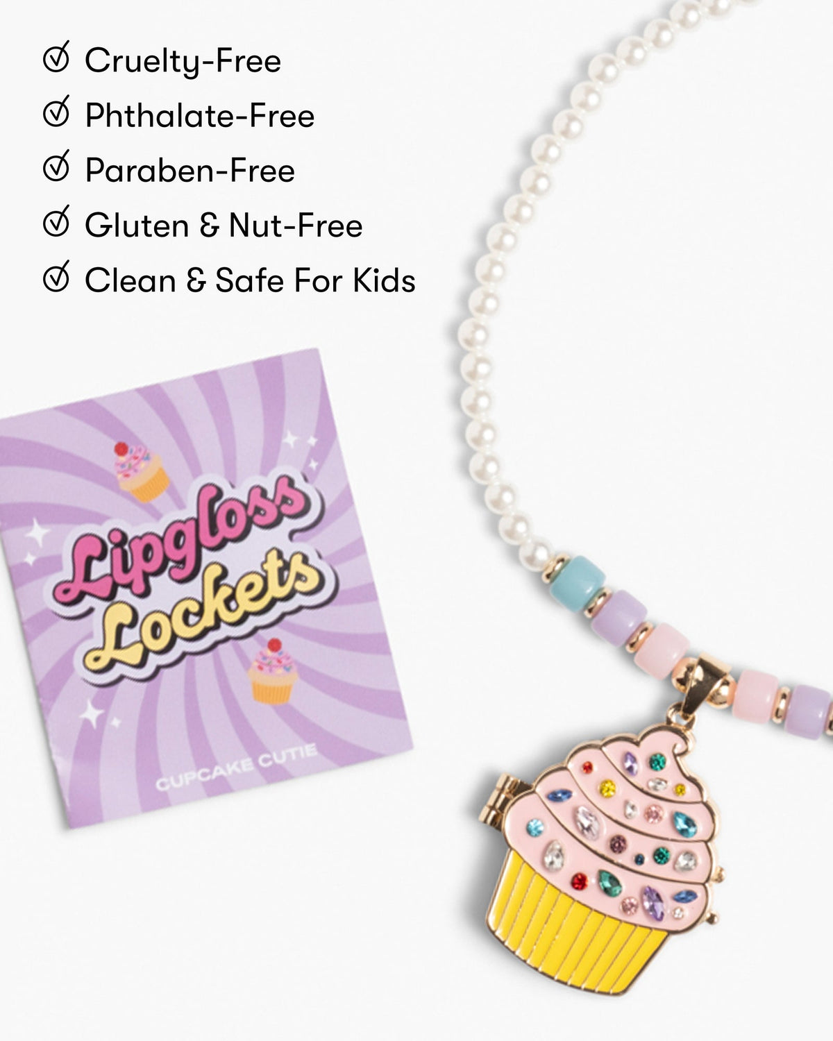 Cupcake Lipgloss Locket