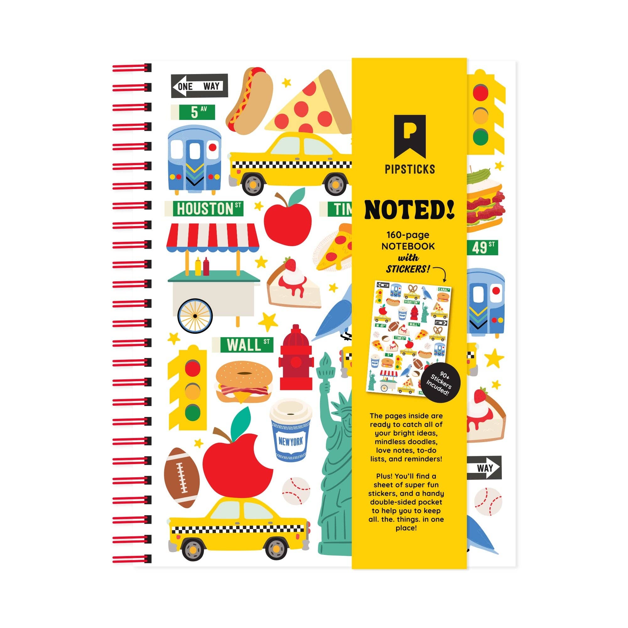New York Novelty Spiral Notebook