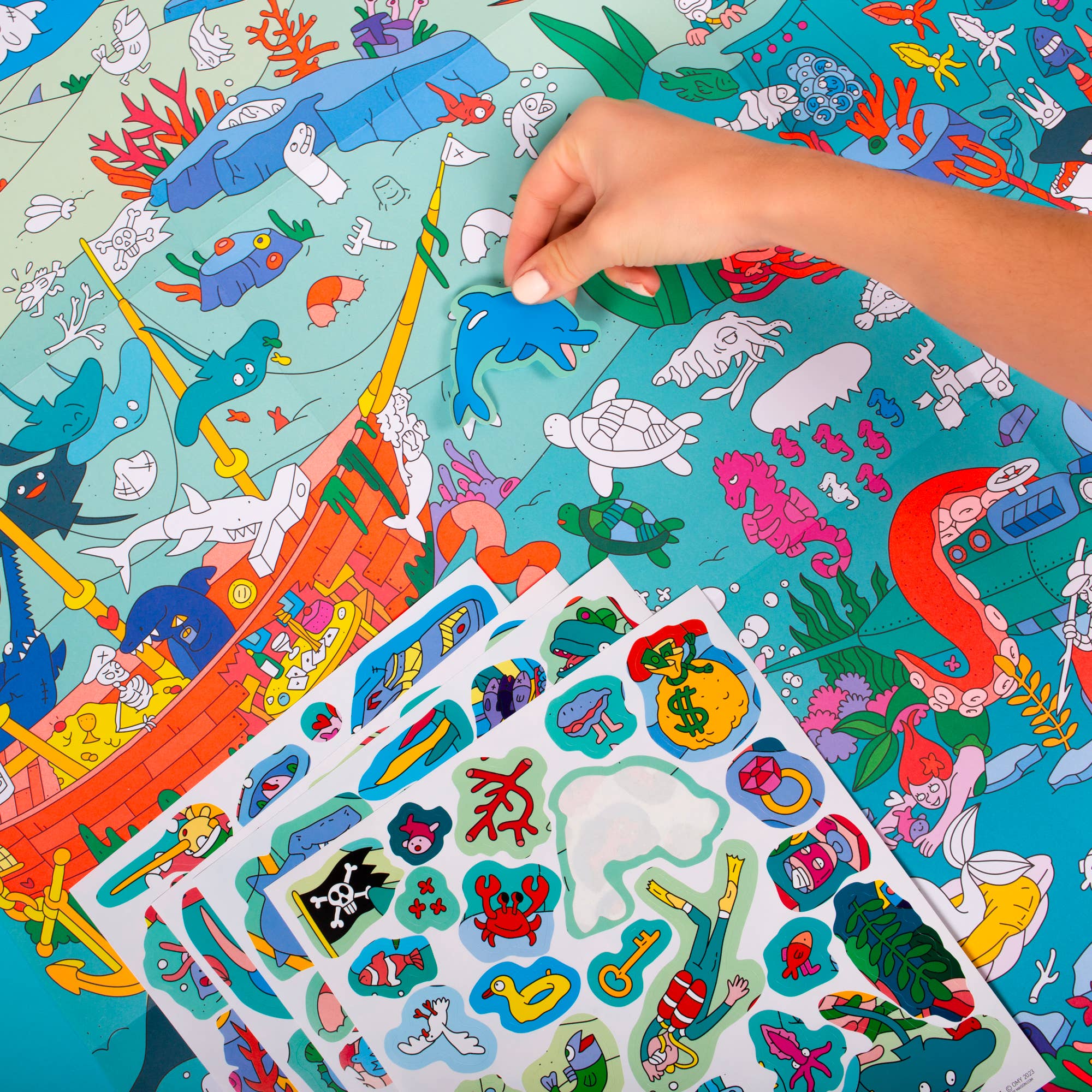 Ocean Giant search &amp; find poster
