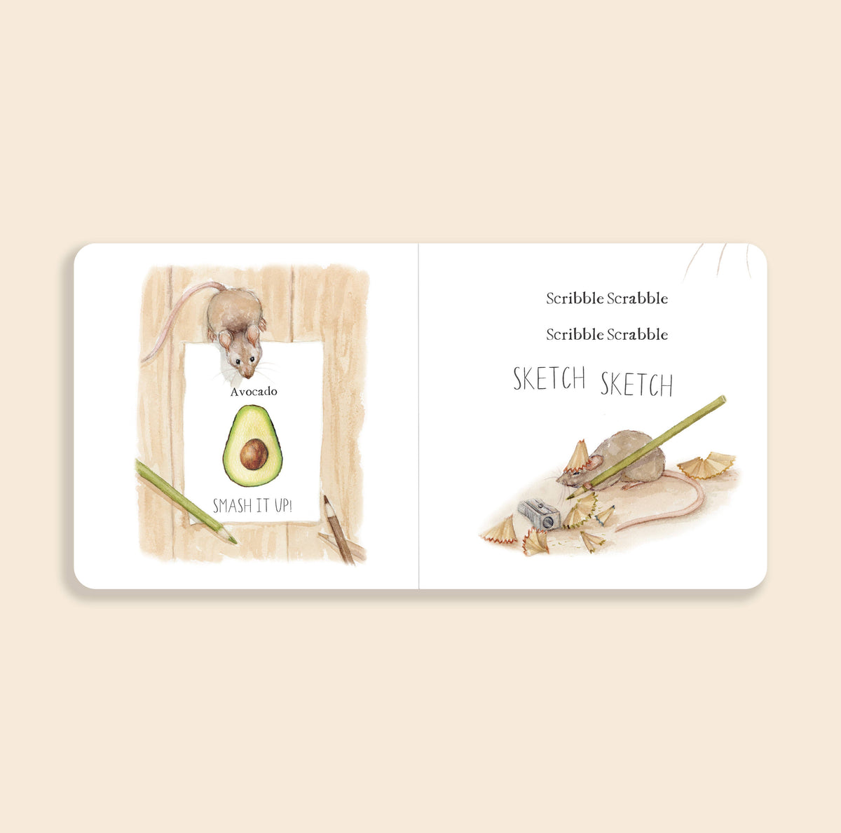 Squibble Rabblet Scribble Scrabble: A Board Book of First Words – The Little NY