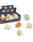 Pure Pull-Along Animal Bead Maze Display x9