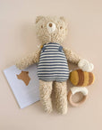 Teether Bee Cotton Crochet Rattle Spring Summer Baby Toy
