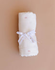 Pink Bow Organic Cotton Swaddle