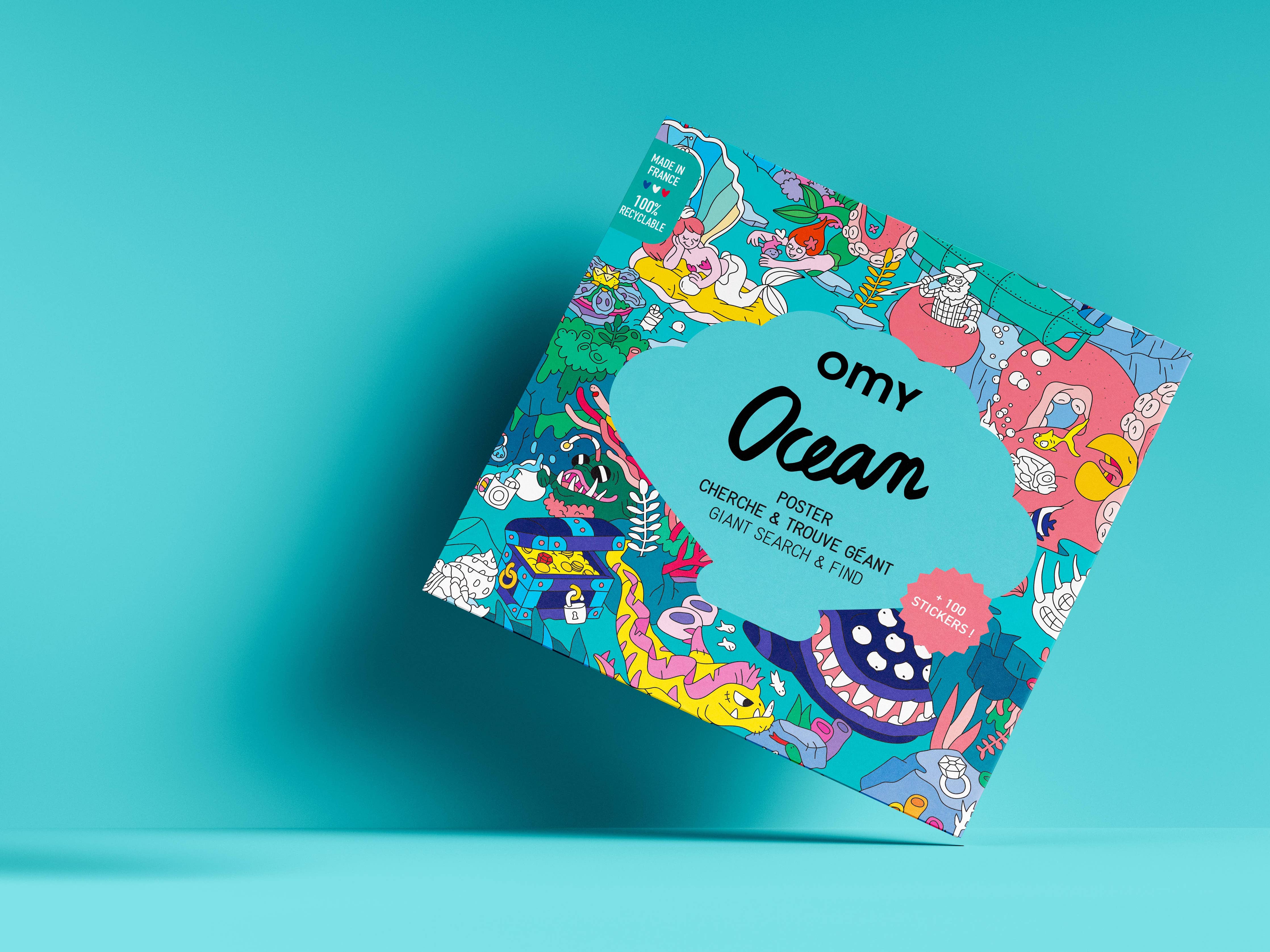 Ocean Giant search &amp; find poster
