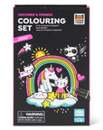 Neon Coloring Set - Unicorns and Friends
