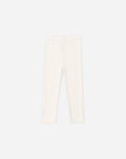 Ivory Ribbed Knit Legging