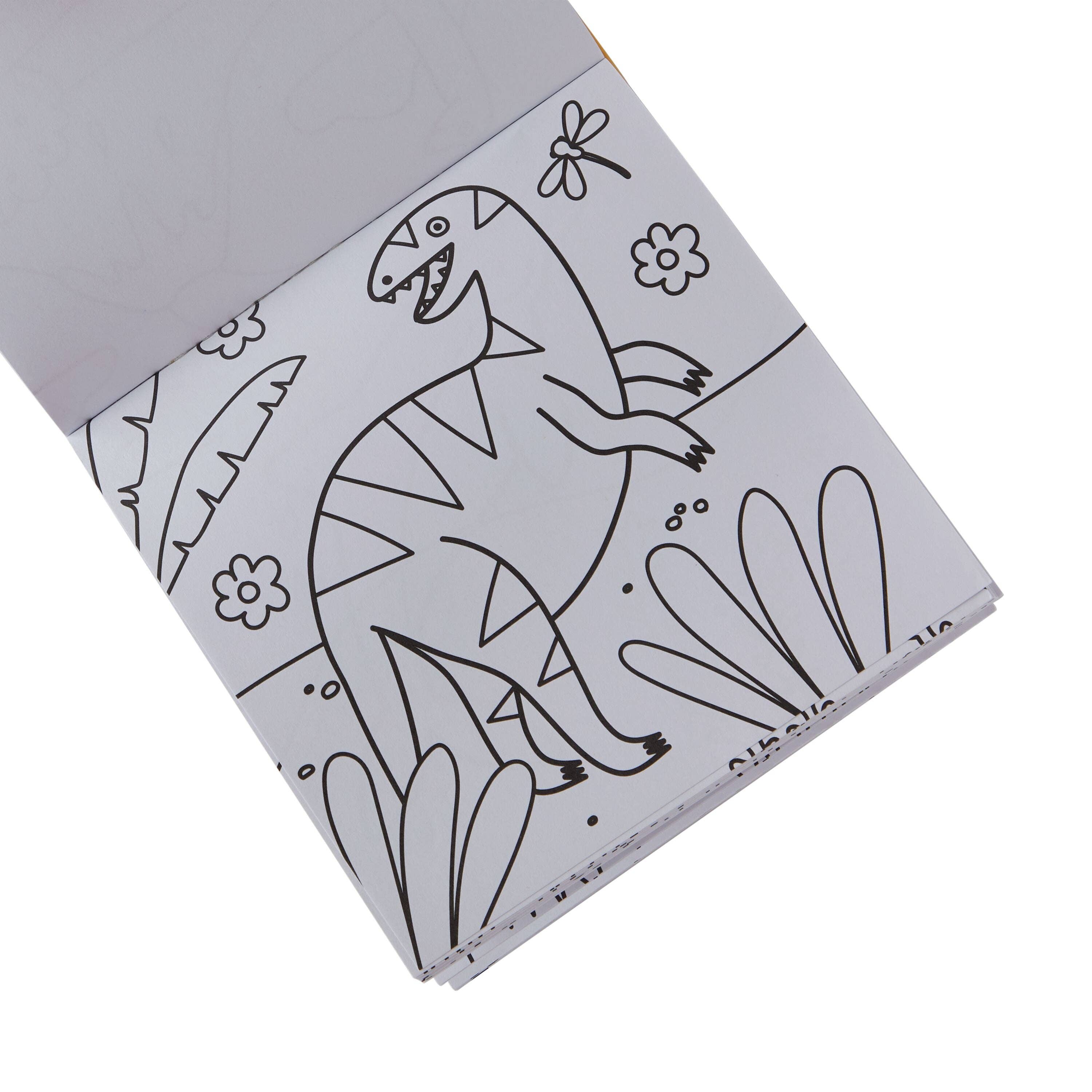 Carry-Along Coloring Book Set - Dinoland