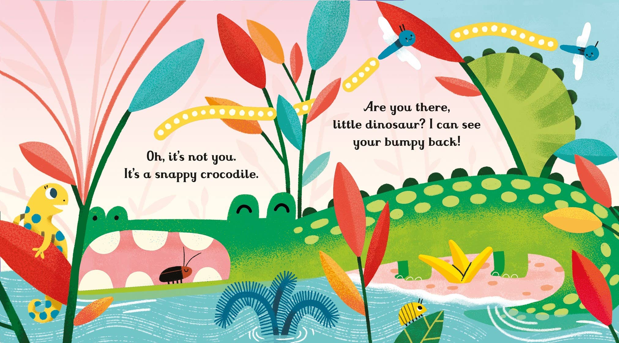 Are You There Little Dinosaur? board book : Usborne