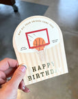 Baller Birthday Arch Greeting Card