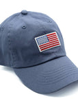Dusty Blue Flag Baseball Hat