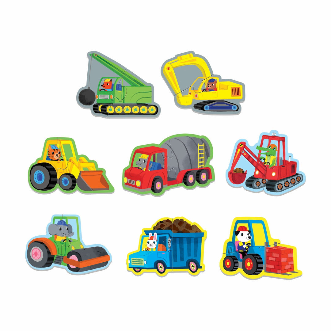 Construction Site 2 Piece First Puzzles