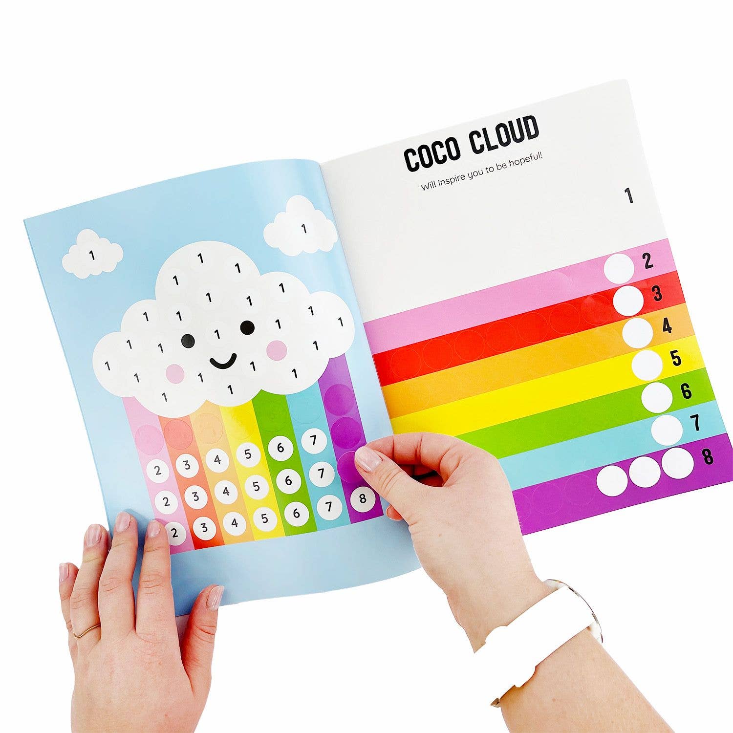 Sticker Dot by Numbers Volume 1