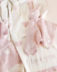 Blanket Heart I Love You Baby Blush Pink Valentine's Gift