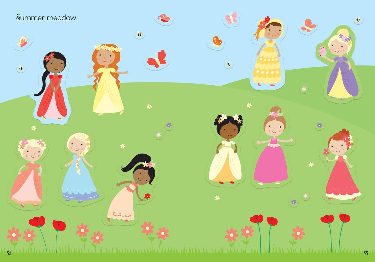 1000 Princess Stickers : Usborne