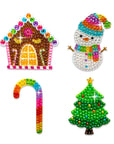 Christmas Set of 4 Stickerbeans