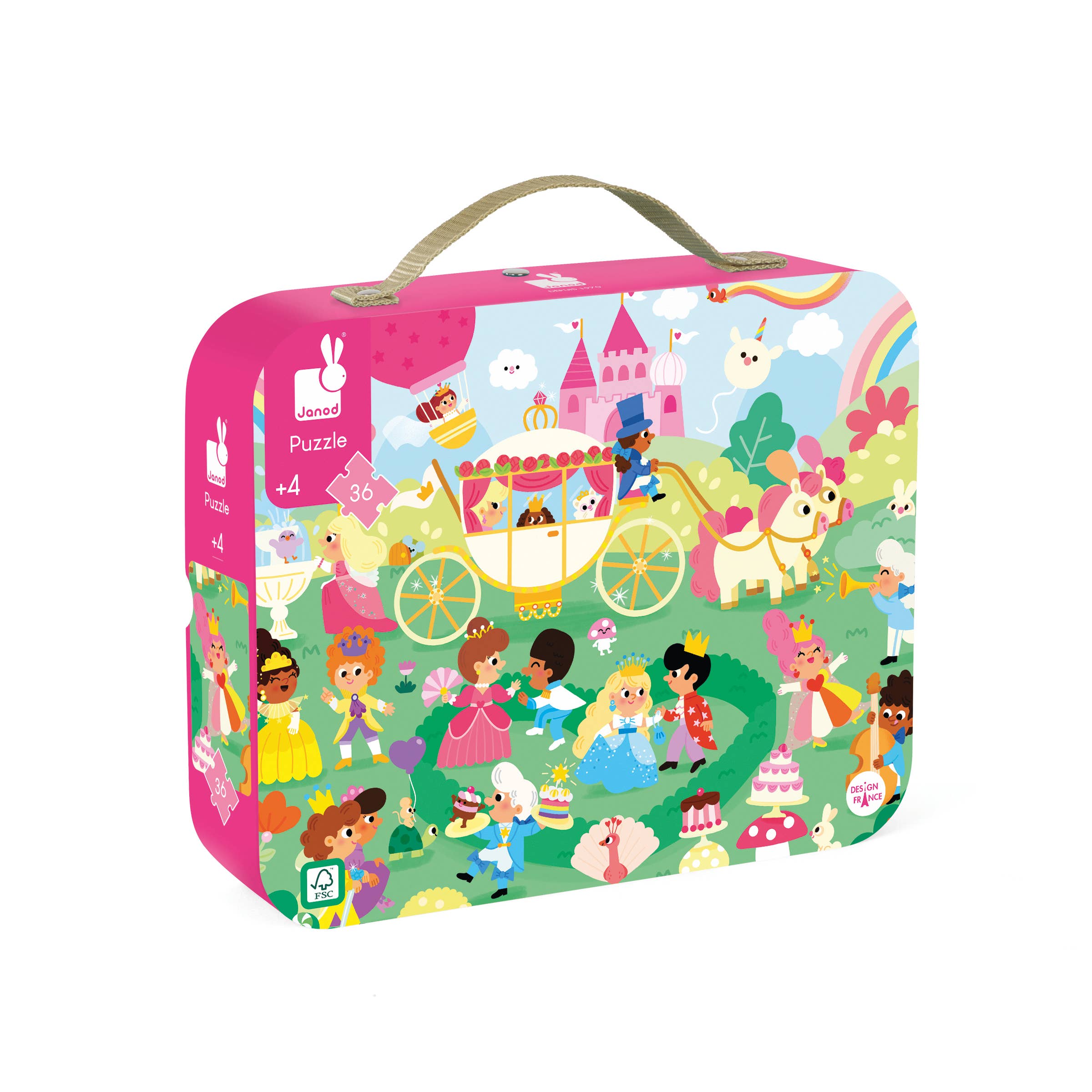 Princesses Suitcase Puzzle - 36 Pieces