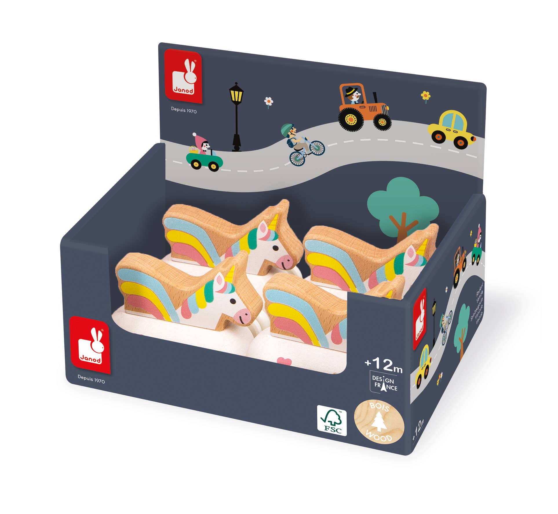 Unicorn Push Along Car
