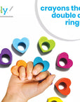 Heart Ring Crayons (Set of 6)