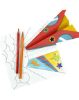 D.I.Y. Paper Air Planes Activity Kit - Set of 24 Designs